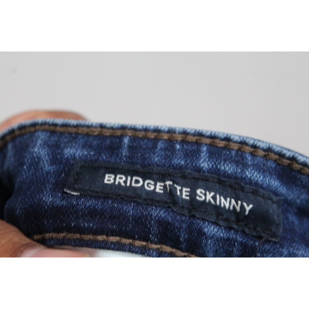 Lucky Brand Women Blue Jeans Bridgette Skinny Size 4/27 Raw Hem - Picture 5 of 10